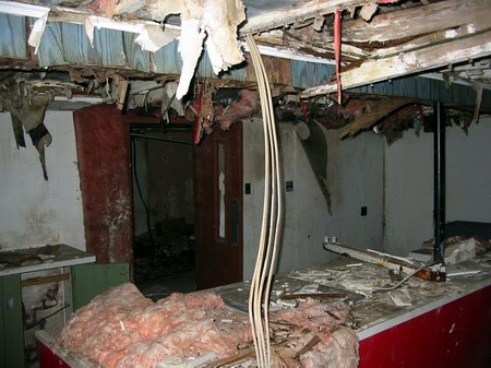 Chippewa Drive-In Theatre - Snack Bar - Photo From Water Winter Wonderland (newer photo)